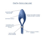 Satisfyer Duelist blue 12 Farklı Titreşim Modlu Penis Halkası 