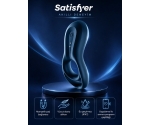 Satisfyer Epic Duo Connect App Kontrollü Güçlü Titreşimli Ayarlanabilir Penis Halkası