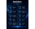Satisfyer Epic Duo Connect App Kontrollü Güçlü Titreşimli Ayarlanabilir Penis Halkası