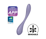 Satisfyer G-Spot Flex 5+ Lilac Connect App Kontrollü Ayarlanabilir Orgazm Vibratör  Satisfyer G-Spot Flex 5+ Lilac Connect App Kontrollü Ayarlanabilir Orgazm Vibratör