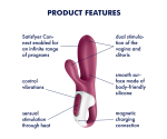 Satisfyer Hot Bunny Connect App Kontrollü Güçlü Titreşimli Rabbit Vibratör  Satisfyer Hot Bunny Connect App Kontrollü Güçlü Titreşimli Rabbit Vibratör