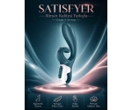 Satisfyer Hug Me GrayBlue App Kontrollü 2 Güçlü Titreşim Motorlu Rabbit Vibratör