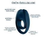 Satisfyer Incredible Duo 12 Modlu Şarjlı Su Geçirmez Penis Halkası