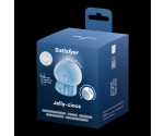 Satisfyer Jelly-cious USB-C Şarjlı Hava Dalgası ve Titreşimli Mavi Vibratör