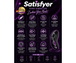 Satisfyer Legendary Duo 12 Modlu Titreşimli Şarjlı Su Geçirmez Penis Halkası