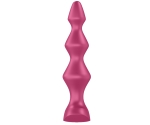 Satisfyer Lolli Plug 1 - 12 Modlu Titreşimli Şarjlı Bordo Anal Plug Vibratör
