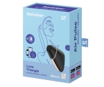 Satisfyer Love Triangle Black Klitoris Stimülatörü ve App Kontrol Titreşimli Vibratör