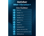 Satisfyer Men Vibration+ Telefon Kontrollü Titreşimli Süper Mastürbatör