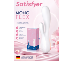 Satisfyer Mono Flex White Telefon Kontrol Rabbit Vibratör	