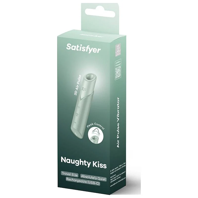 Satisfyer Naughty Peak Control Hava Darbeli Vibratör	 Satisfyer Naughty Peak Control Hava Darbeli Vibratör