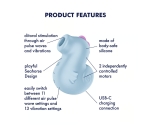 Satisfyer Sea Pony USB-C Şarjlı CihazıHava Dalgalı Klitoris Vibratör 