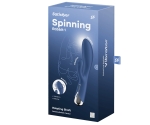 Satisfyer Spinning Döner Başlıklı Rabbit Vibratör Mavi