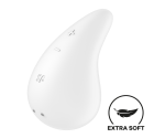Satisfyer Super Soft Dew Drop Beyaz Mini Vibrator Satisfyer Super Soft Dew Drop Beyaz Mini Vibrator