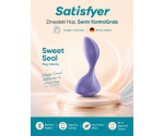 Satisfyer  Sweet Seal Connect App Lila App Kontrollü Esnek Yapılı Titreşimli Anal Plug Vibratör