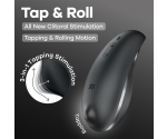 Satisfyer Tap & Roll Klitoris Uyarıcı Siyah Vibratör