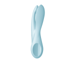 Satisfyer Threesome 1 Light Blue 3 Motorlu Esnek Güçlü titreşimli Vibratör 