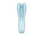 Satisfyer Threesome 1 Light Blue 3 Motorlu Esnek Güçlü titreşimli Vibratör 