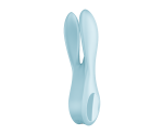 Satisfyer Threesome 1 Light Blue 3 Motorlu Esnek Güçlü titreşimli Vibratör 