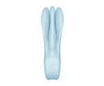 Satisfyer Threesome 1 Light Blue 3 Motorlu Esnek Güçlü titreşimli Vibratör 