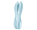 Satisfyer Threesome 1 Light Blue 3 Motorlu Esnek Güçlü titreşimli Vibratör 