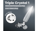 Satisfyer Triple Crystal 1 Cam Plug Dildo