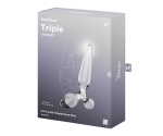 Satisfyer Triple Crystal 2 Transparan Cam Dildo
