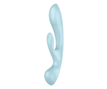 Satisfyer Triple Oh Light Blue 3 Güçlü Motorlu Titreşimli G-Spot Rabbit Vibratör  Satisfyer Triple Oh Light Blue 3 Güçlü Motorlu Titreşimli G-Spot Rabbit Vibratör