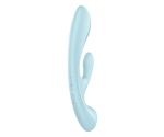 Satisfyer Triple Oh Light Blue 3 Güçlü Motorlu Titreşimli G-Spot Rabbit Vibratör  Satisfyer Triple Oh Light Blue 3 Güçlü Motorlu Titreşimli G-Spot Rabbit Vibratör