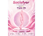 Satisfyer Triple Oh Pink 3 Güçlü Motorlu Titreşimli G-Spot Rabbit Vibratör 