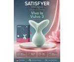 Satisfyer Viva la Vulva 3 Mint 12 Farklı Titreşim Modlu Uyarıcı Vibratör