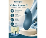 Satisfyer Vulva Lover 2 blue Emiş Yapabilen Ve Titreşimli 2 Motorlu Vibratör 