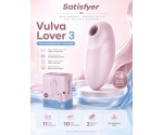 Satisfyer Vulva Lover 3 Pink 2 Motorlu Emiş Yapabilen Titreşimli Vibratör 
