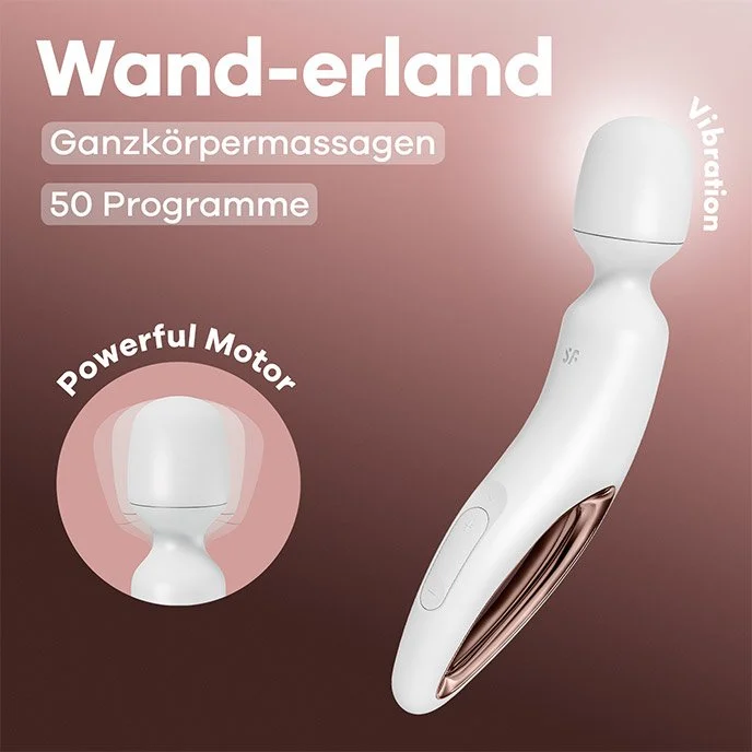 Satisfyer Wand-erland Masaj Orgazm Vibratörü Beyaz Satisfyer Wand-erland Masaj Orgazm Vibratörü Beyaz