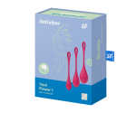 Satisfyer Yoni Power 1 Red Silikon 3 Adet Kegel Egzersiz Top Seti Satisfyer Yoni Power 1 Red Silikon 3 Adet Kegel Egzersiz Top Seti