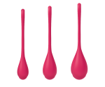 Satisfyer Yoni Power 1 Red Silikon 3 Adet Kegel Egzersiz Top Seti Satisfyer Yoni Power 1 Red Silikon 3 Adet Kegel Egzersiz Top Seti