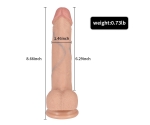 Sean Çift Katmanlı Ultra Yumuşak 22 Cm Realistik Penis Dildo