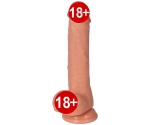 Sean Çift Katmanlı Ultra Yumuşak 22 Cm Realistik Penis Dildo
