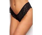 Seksi Dantel Külot Siyah