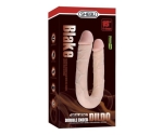 Shequ Blake 44 Cm Çift Başlı Ten Rengi Lezbiyen Penis