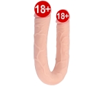 Shequ Harold 30 Cm Çift Başlı Ten Rengi Lezbiyen Penis