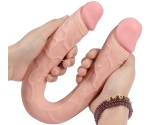 Shequ Harold 30 Cm Çift Başlı Ten Rengi Lezbiyen Penis