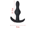 Silikon Boğumlu 8,5 Cm Anal Plug Silikon Boğumlu 8,5 Cm Anal Plug