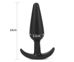 Silikon Kolay Tutulabilir 8 Cm Siyah Anal Plug Silikon Kolay Tutulabilir 8 Cm Siyah Anal Plug