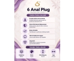 Silikon Kolay Tutulabilir 10 Cm Siyah Anal Plug