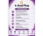 Silikon Kolay Tutulabilir 12 Cm Siyah Anal Plug
