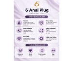 Silikon Kolay Tutulabilir 8 Cm Siyah Anal Plug