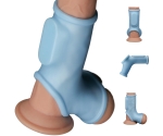Silk Knights Ring Titreşimli Testis ve Yarım Penis Kılıfı