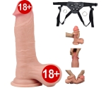 Sliding Hareketli Dış Yüzey Özel 20 Cm Bütün Testisli Ultra Gerçekci Kemerli Penis Sliding Hareketli Dış Yüzey Özel 20 Cm Bütün Testisli Ultra Gerçekci Kemerli Penis