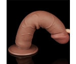 Sliding Hareketli Dış Yüzey Özel 20 Cm Ultra Gerçekci Realistik Kemerli Penis