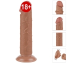 Sliding Hareketli Dış Yüzey Özel 20 Cm Ultra Gerçekci Realistik Penis